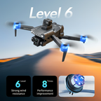 Skynore drohne air mit Level-6-Text und Funktionen vor malerischem Hintergrund